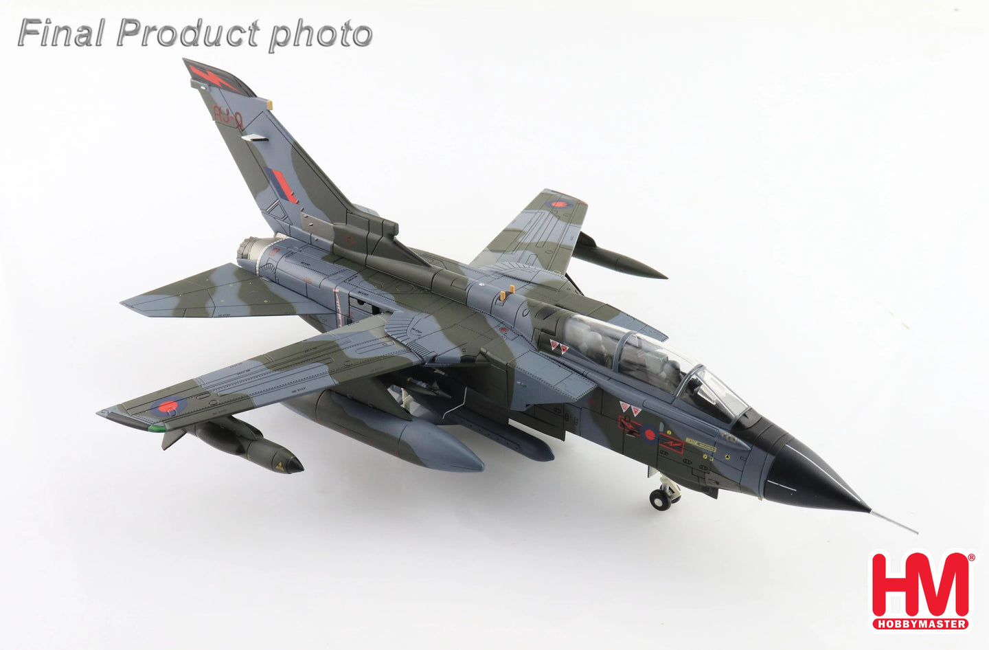 HOBBY MASTERS TORNADO GR.1B AJ-Q/ZA456 "DAMBUSTERS" RAF 1995 (WITH 2 X SEA EAGLE MISSILES)