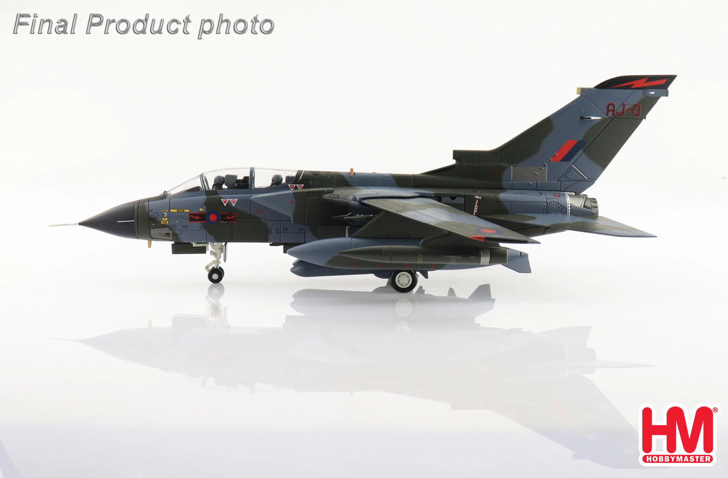 HOBBY MASTERS TORNADO GR.1B AJ-Q/ZA456 "DAMBUSTERS" RAF 1995 (WITH 2 X SEA EAGLE MISSILES)
