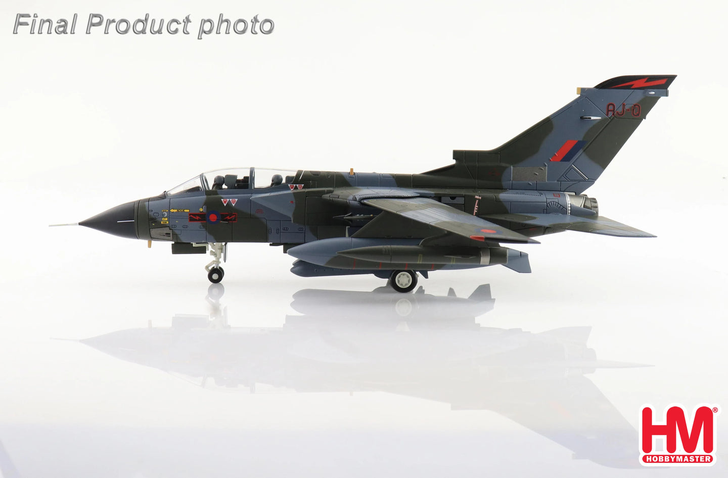 HOBBY MASTERS TORNADO GR.1B AJ-Q/ZA456 "DAMBUSTERS" RAF 1995 (WITH 2 X SEA EAGLE MISSILES)