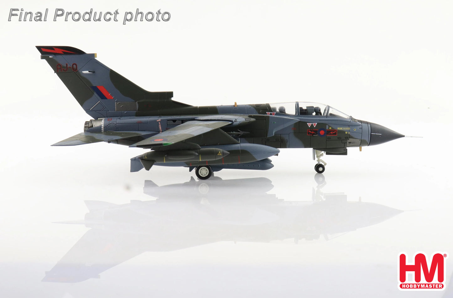 HOBBY MASTERS TORNADO GR.1B AJ-Q/ZA456 "DAMBUSTERS" RAF 1995 (WITH 2 X SEA EAGLE MISSILES)