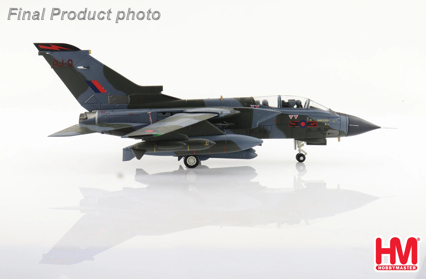 HOBBY MASTERS TORNADO GR.1B AJ-Q/ZA456 "DAMBUSTERS" RAF 1995 (WITH 2 X SEA EAGLE MISSILES)