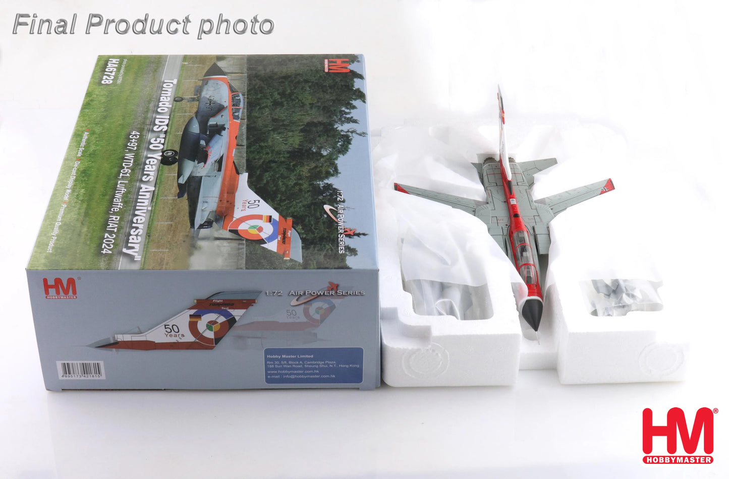 HOBBY MASTER TORNADO IDS "50 YEARS ANNIVERSARY" 43+97 WTD-61 LUFTWAFFE RIAT 2024