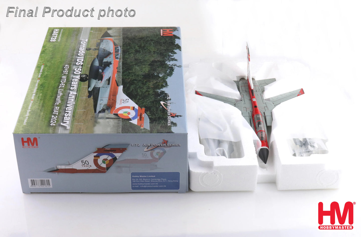 HOBBY MASTER TORNADO IDS "50 YEARS ANNIVERSARY" 43+97 WTD-61 LUFTWAFFE RIAT 2024