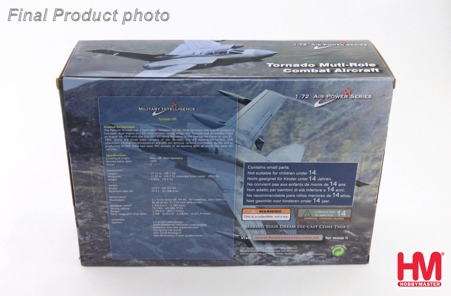 HOBBY MASTER TORNADO GR.1 ROYAL SAUDI AIR FORCE (RSAF) 7507 75TH SQN CONINGSBY AIR BASE 2013