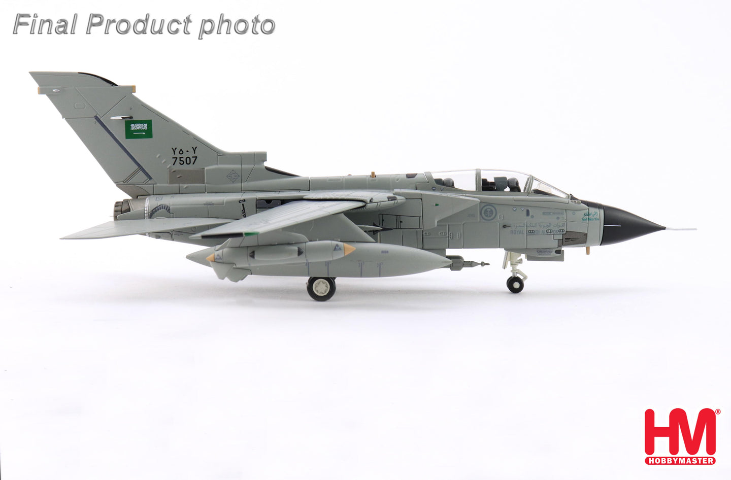 HOBBY MASTER TORNADO GR.1 ROYAL SAUDI AIR FORCE (RSAF) 7507 75TH SQN CONINGSBY AIR BASE 2013