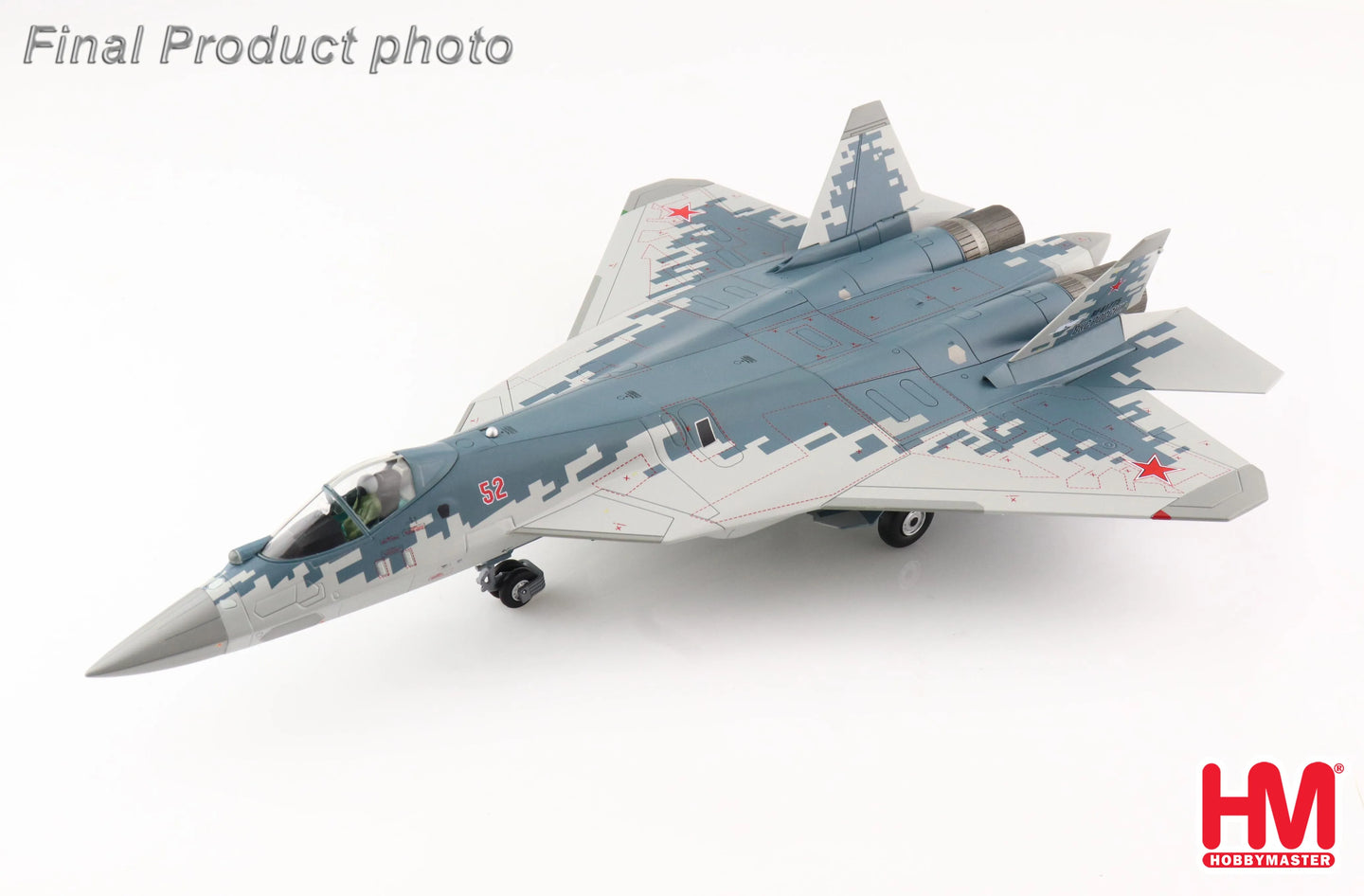 HOBBY MASTER SU-57 RED 52 RUSSIAN AIR FORCE 2022