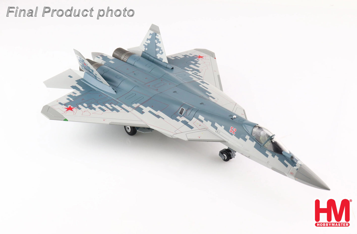 HOBBY MASTER SU-57 RED 52 RUSSIAN AIR FORCE 2022
