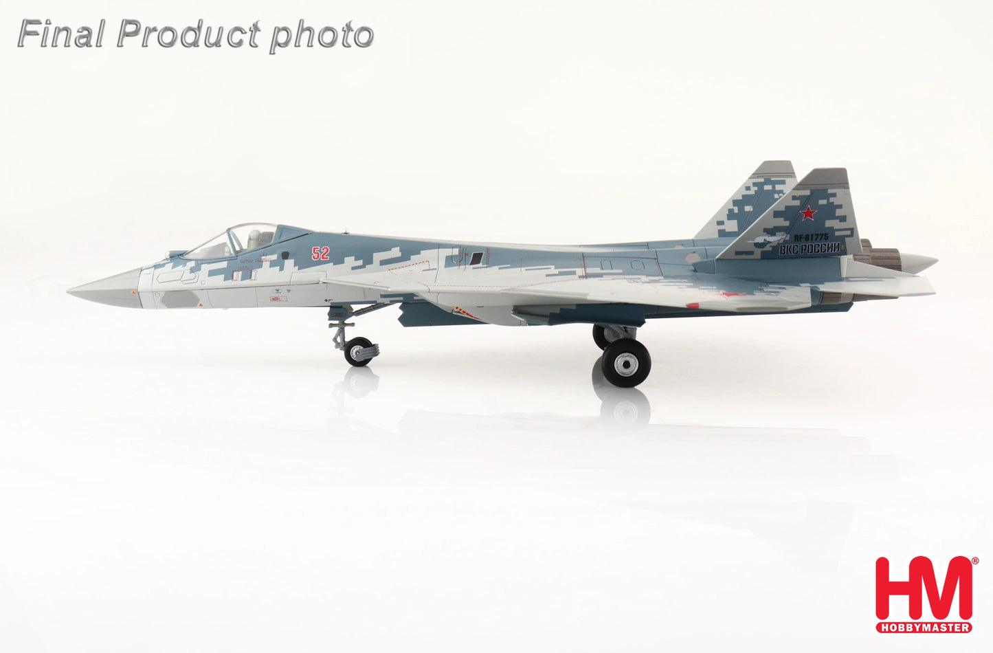 HOBBY MASTER SU-57 RED 52 RUSSIAN AIR FORCE 2022