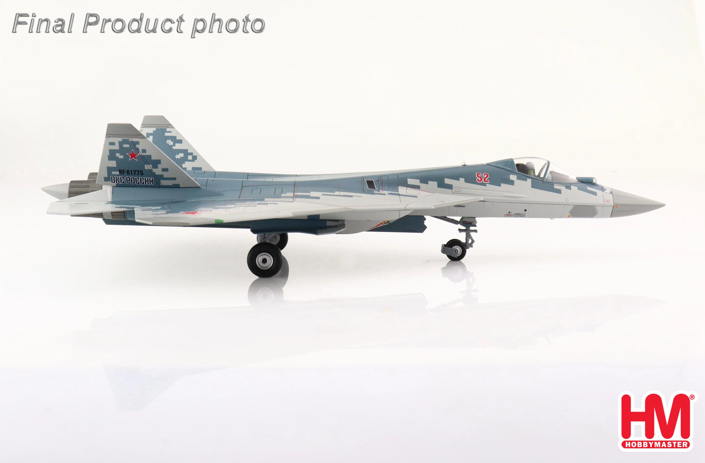 HOBBY MASTER SU-57 RED 52 RUSSIAN AIR FORCE 2022