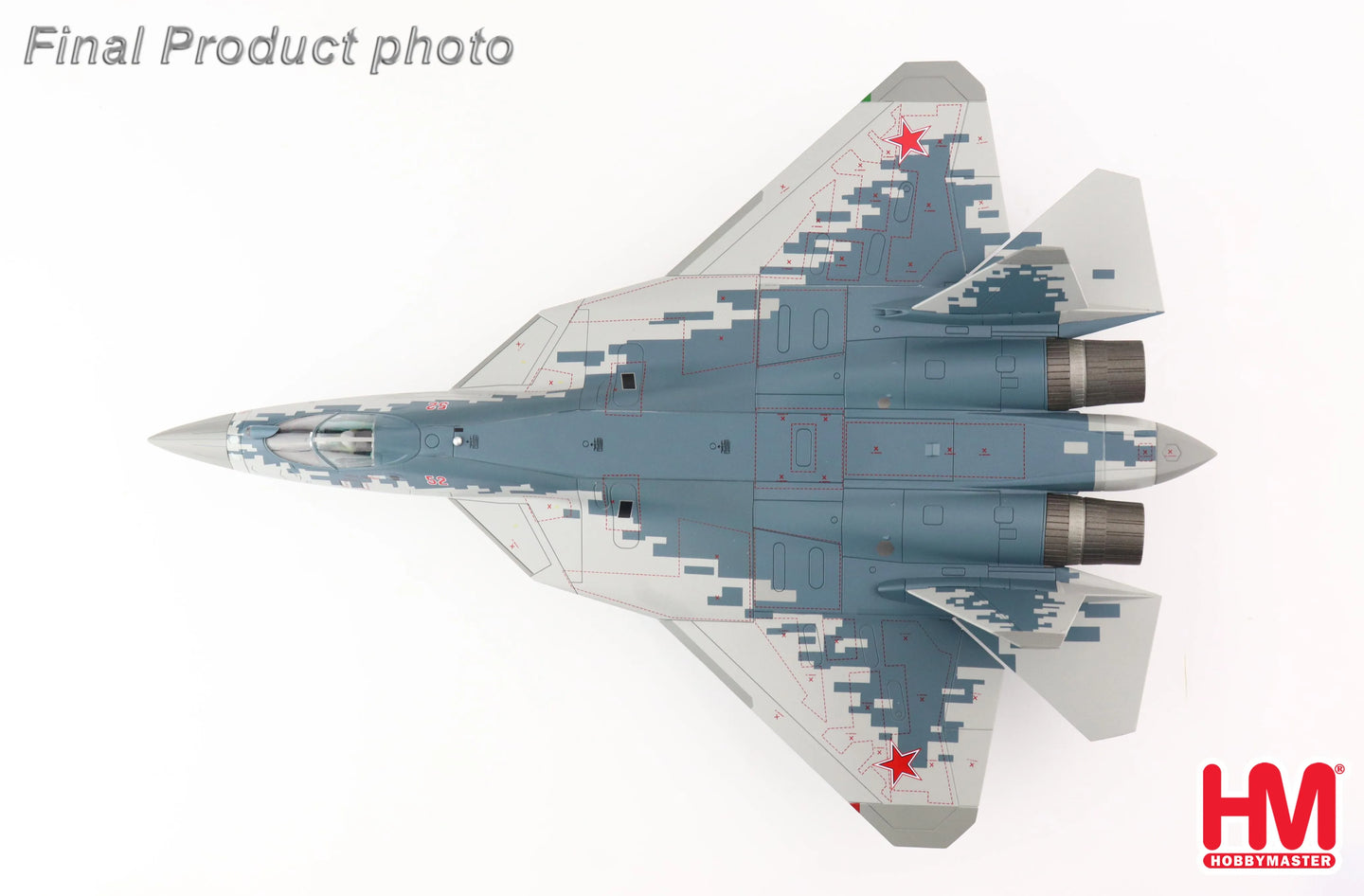 HOBBY MASTER SU-57 RED 52 RUSSIAN AIR FORCE 2022