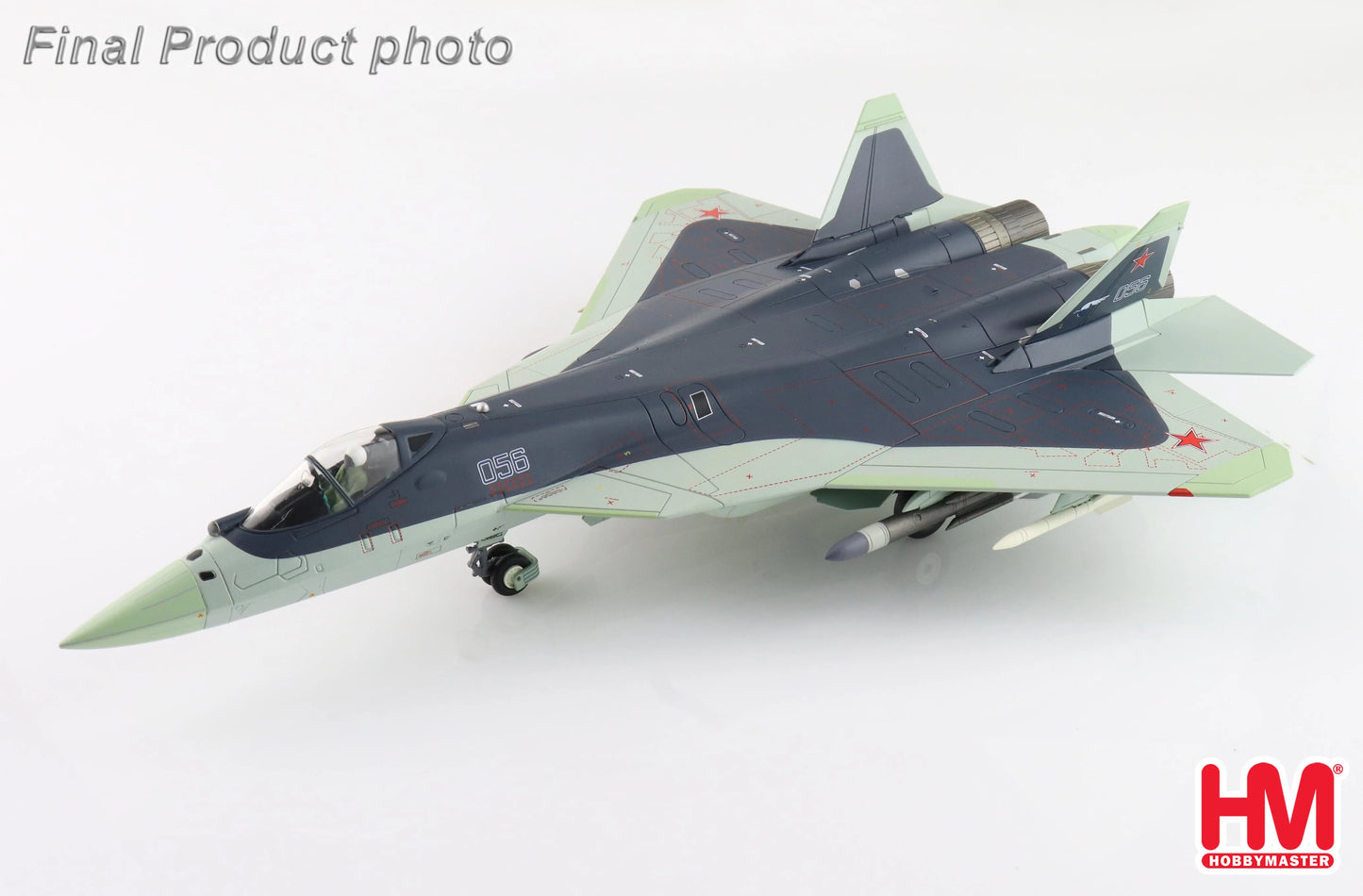 HOBBY MASTER SU-57 STEALTH FIGHTER (T-50) BORT 56 RUSSIAN AIR FORCE 2023