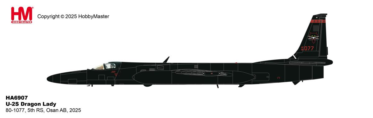 HOBBY MASTER U-2S DRAGON LADY 80-1077 5TH RS OSAN AB 2025