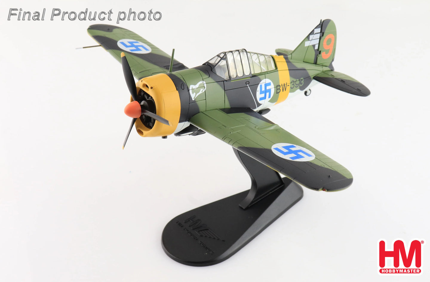 HOBBY MASTER F2A BUFFALO FINNISH AIR FORCE LT HANS WIND MARCH 1944