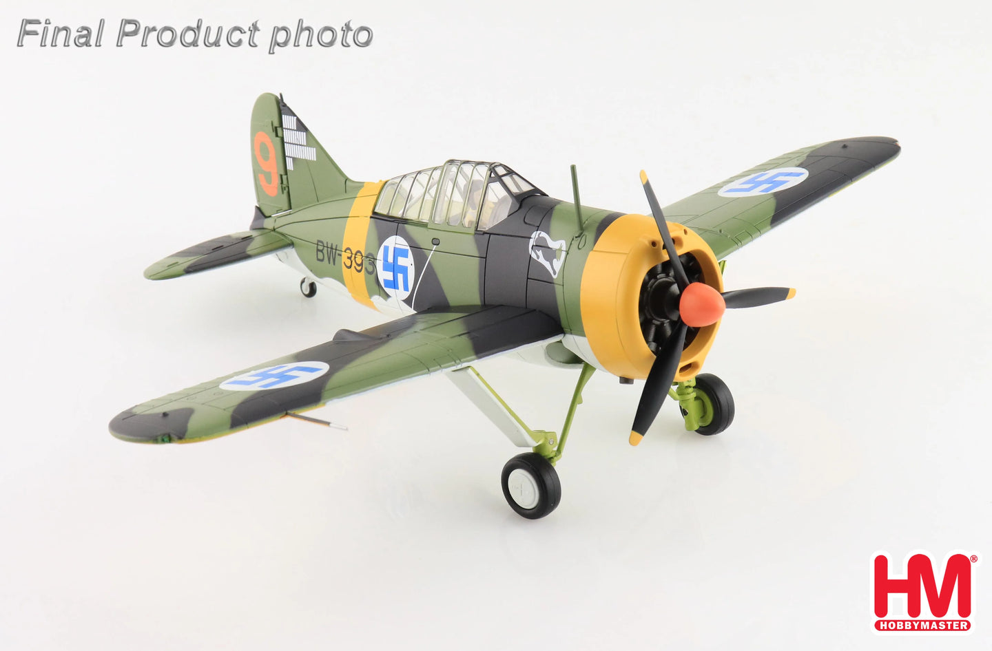 HOBBY MASTER F2A BUFFALO FINNISH AIR FORCE LT HANS WIND MARCH 1944