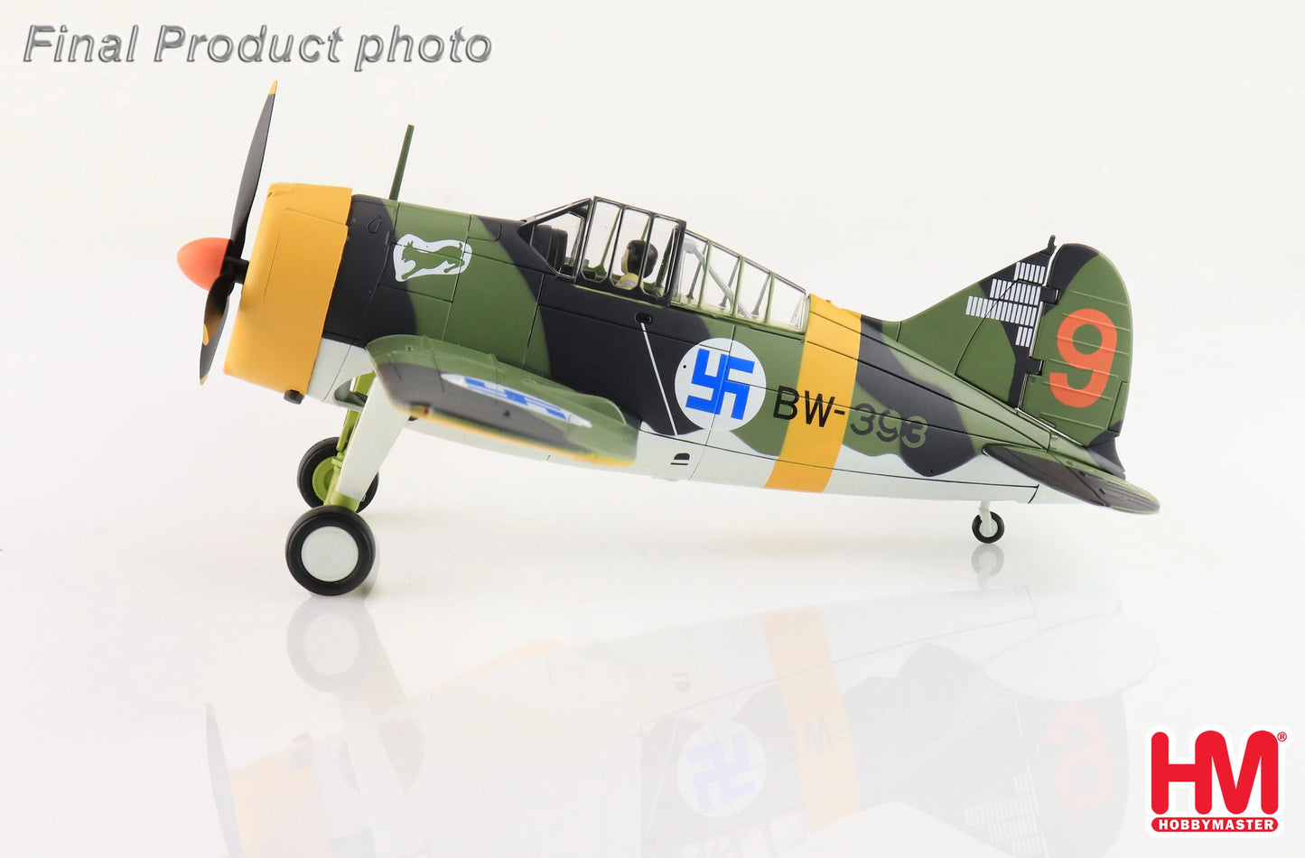 HOBBY MASTER F2A BUFFALO FINNISH AIR FORCE LT HANS WIND MARCH 1944
