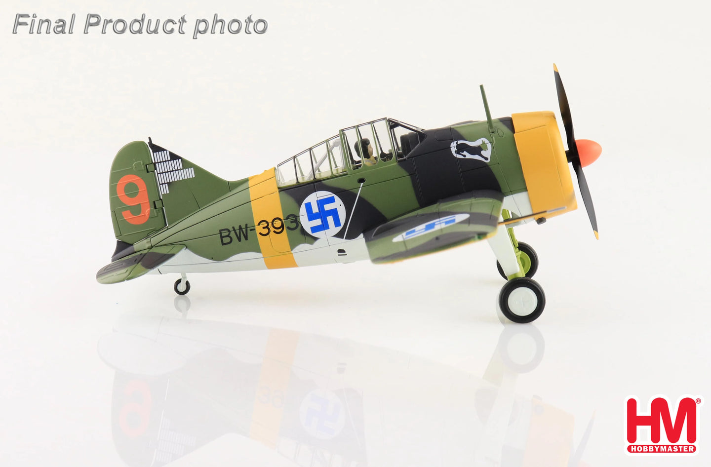 HOBBY MASTER F2A BUFFALO FINNISH AIR FORCE LT HANS WIND MARCH 1944