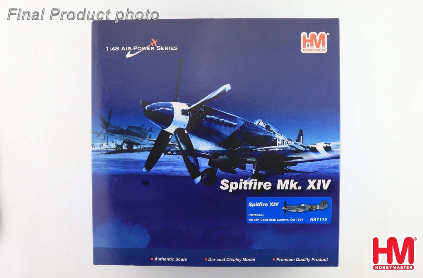 HOBBY MASTER SPITFIRE XIV RM787/CG COLIN GRAY LYMPNE OCT 1944