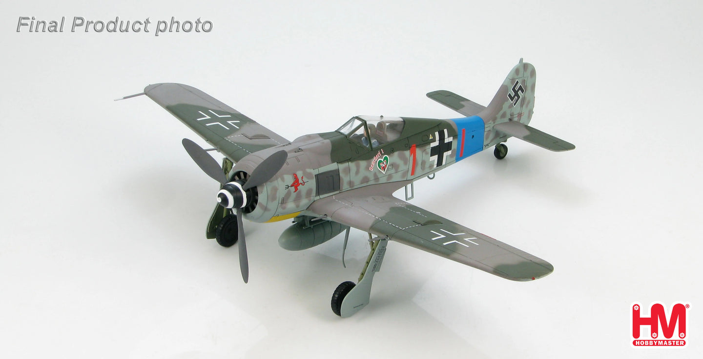 HOBBY MASTER FW190A GRUNHERZ "RED 1" HANS DORTENMANN