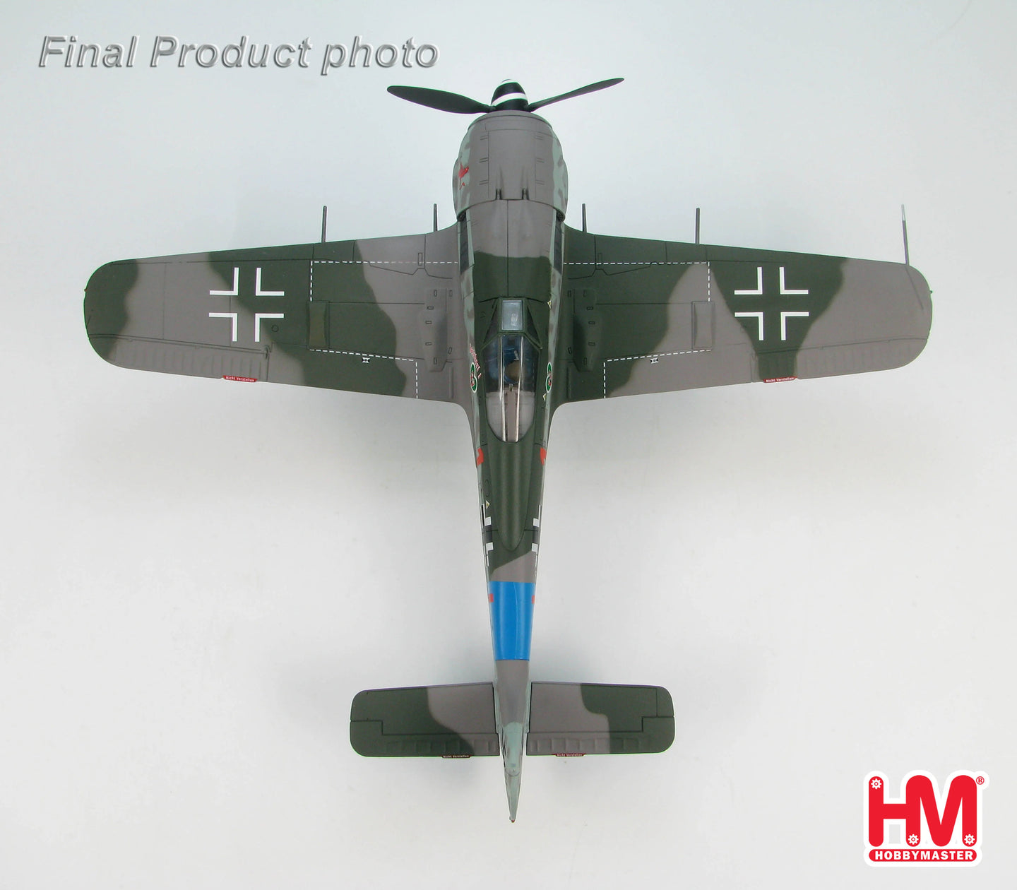 HOBBY MASTER FW190A GRUNHERZ "RED 1" HANS DORTENMANN