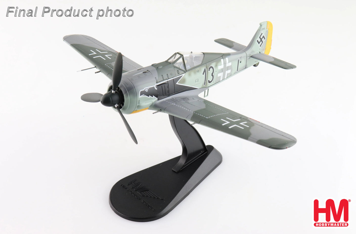 HOBBY MASTER FW 190A-3 LUFTWAFFE "BLACK 13" WWII