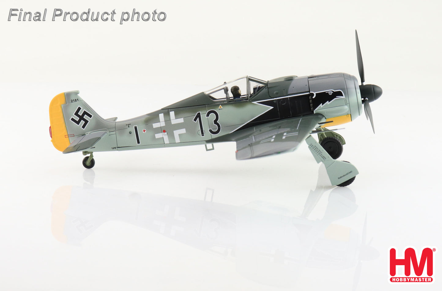 HOBBY MASTER FW 190A-3 LUFTWAFFE "BLACK 13" WWII