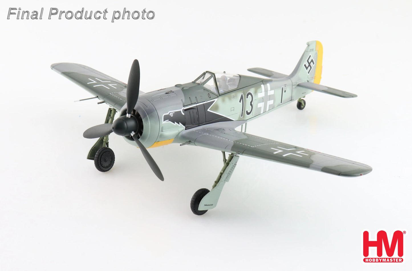 HOBBY MASTER FW 190A-3 LUFTWAFFE "BLACK 13" WWII