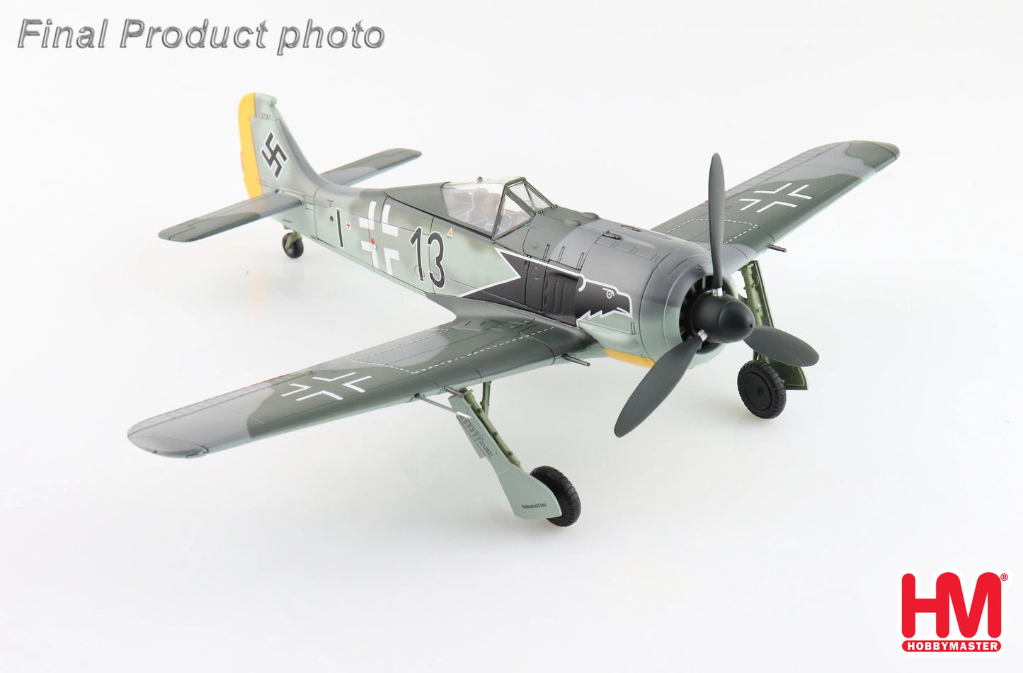 HOBBY MASTER FW 190A-3 LUFTWAFFE "BLACK 13" WWII
