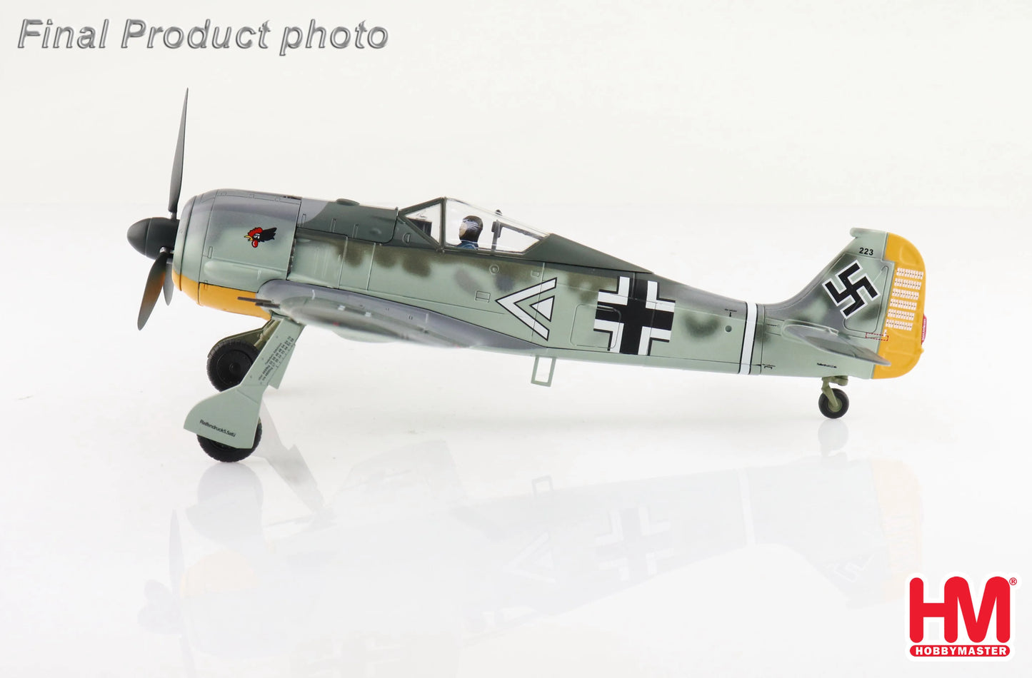 HOBBY MASTER FW 190A-3 III JG.2 COMMANDER HPTM.HANS HAHN WWII