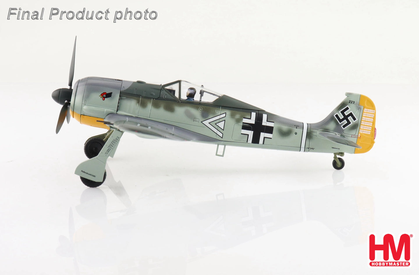 HOBBY MASTER FW 190A-3 III JG.2 COMMANDER HPTM.HANS HAHN WWII
