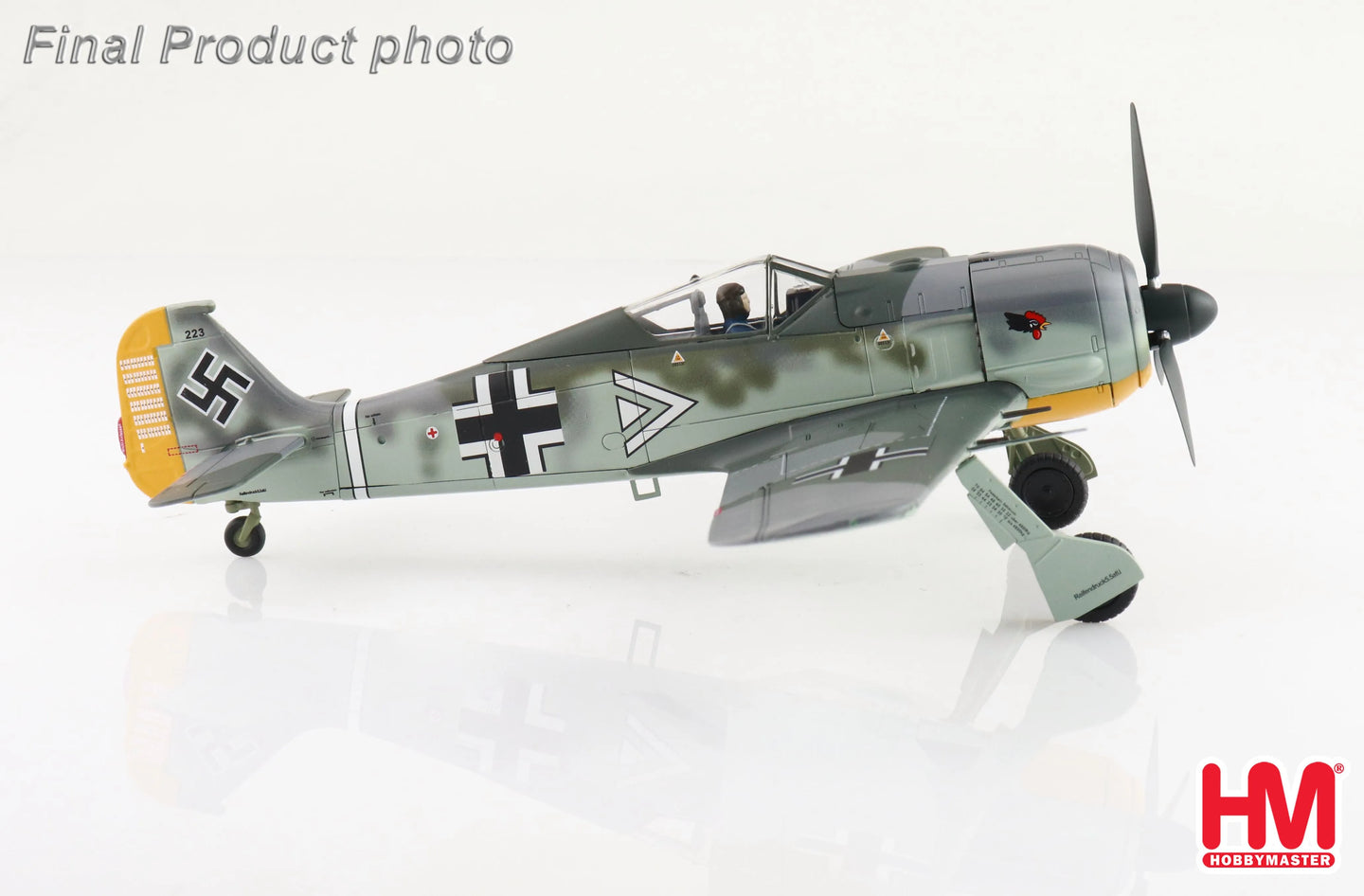 HOBBY MASTER FW 190A-3 III JG.2 COMMANDER HPTM.HANS HAHN WWII