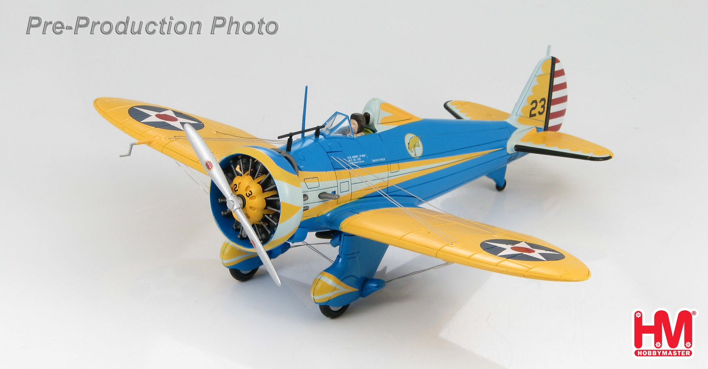 HOBBY MASTERS P-26A PEASHOOTER USAAC 95TH PC MARCH FIELD CA 1935