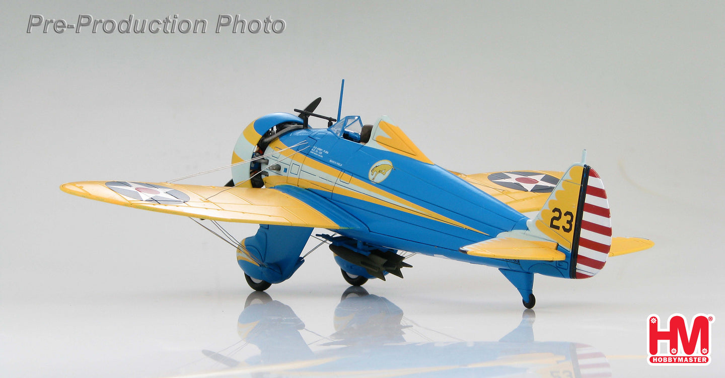 HOBBY MASTERS P-26A PEASHOOTER USAAC 95TH PC MARCH FIELD CA 1935