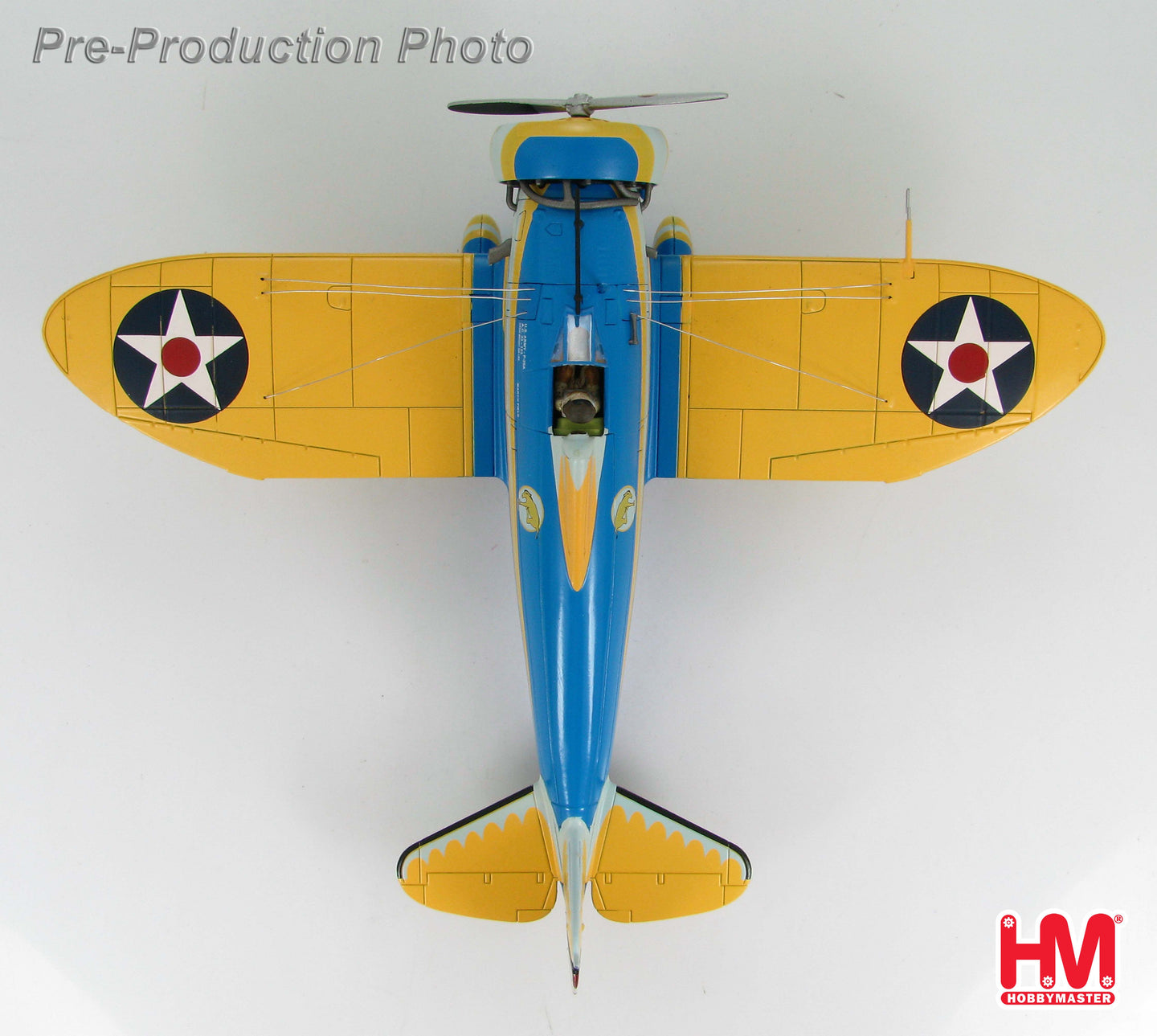 HOBBY MASTERS P-26A PEASHOOTER USAAC 95TH PC MARCH FIELD CA 1935