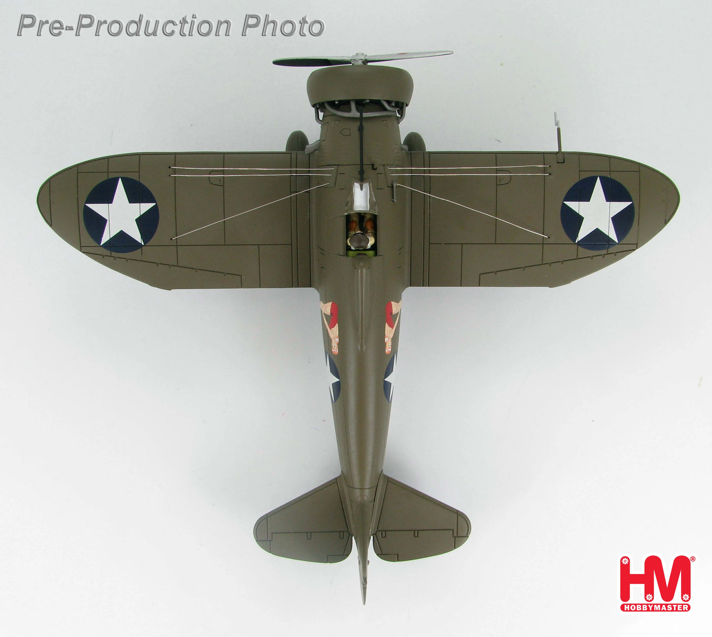 HOBBY MASTER BOEING P-26A PEASHOOTER USAAC