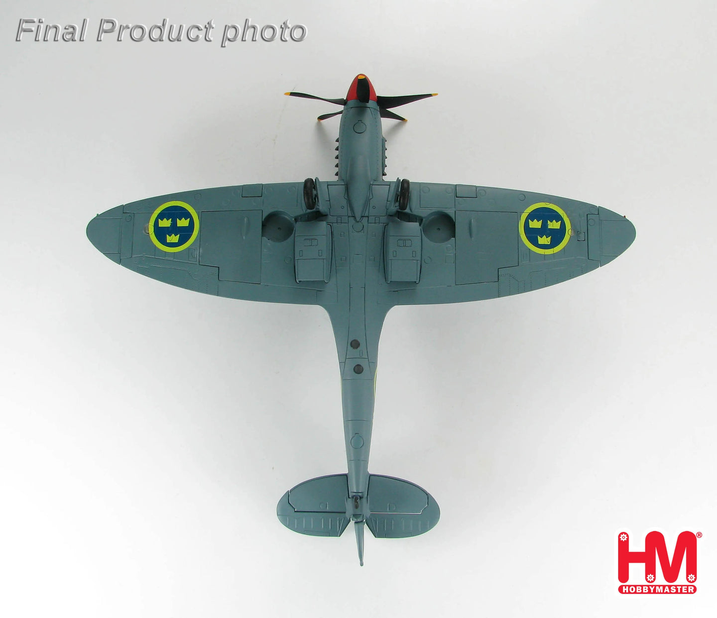 HOBBY MASTER SUPERMARINE SPITFIRE PR.MK XIX SWEDISH AIR FORCE S-31 YELLOW 60