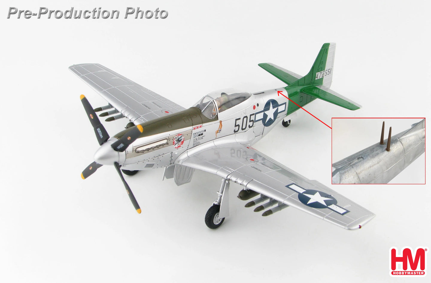 HOBBY MASTER P-51D MUSTANG CAPT.ABNER M AUST JR