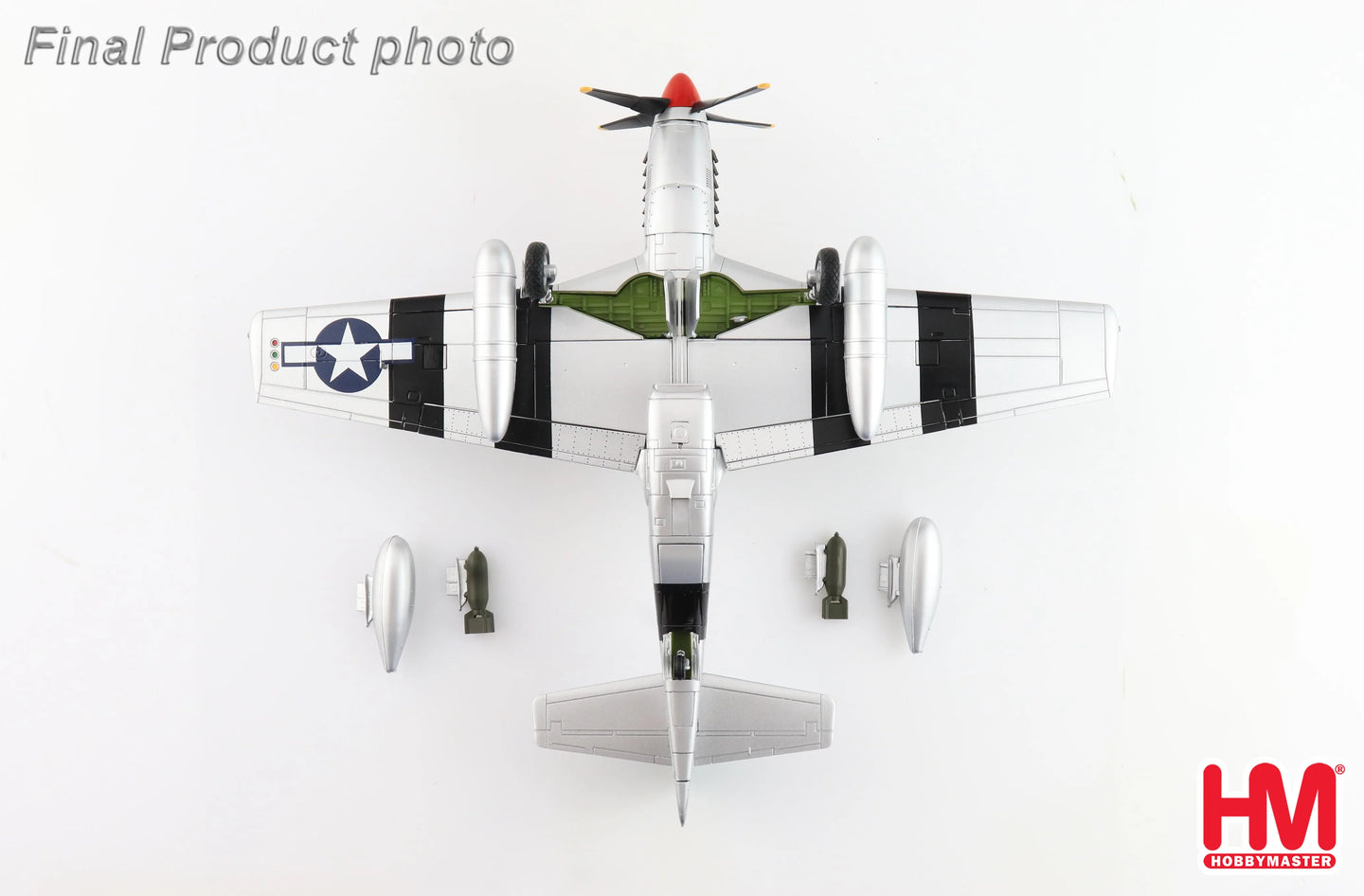 HOBBY MASTER P-51D MUSTANG "BAD ANGEL" USAAF 44-63272 LT. LOUIS E. CURDES PHILIPPINES 1945