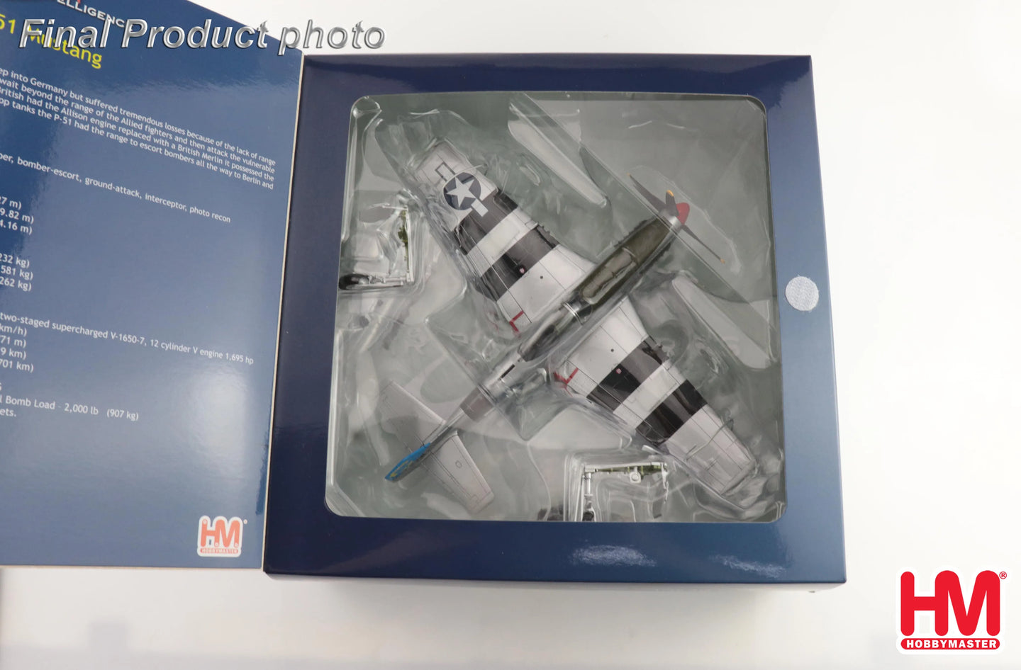HOBBY MASTER P-51D MUSTANG "BAD ANGEL" USAAF 44-63272 LT. LOUIS E. CURDES PHILIPPINES 1945
