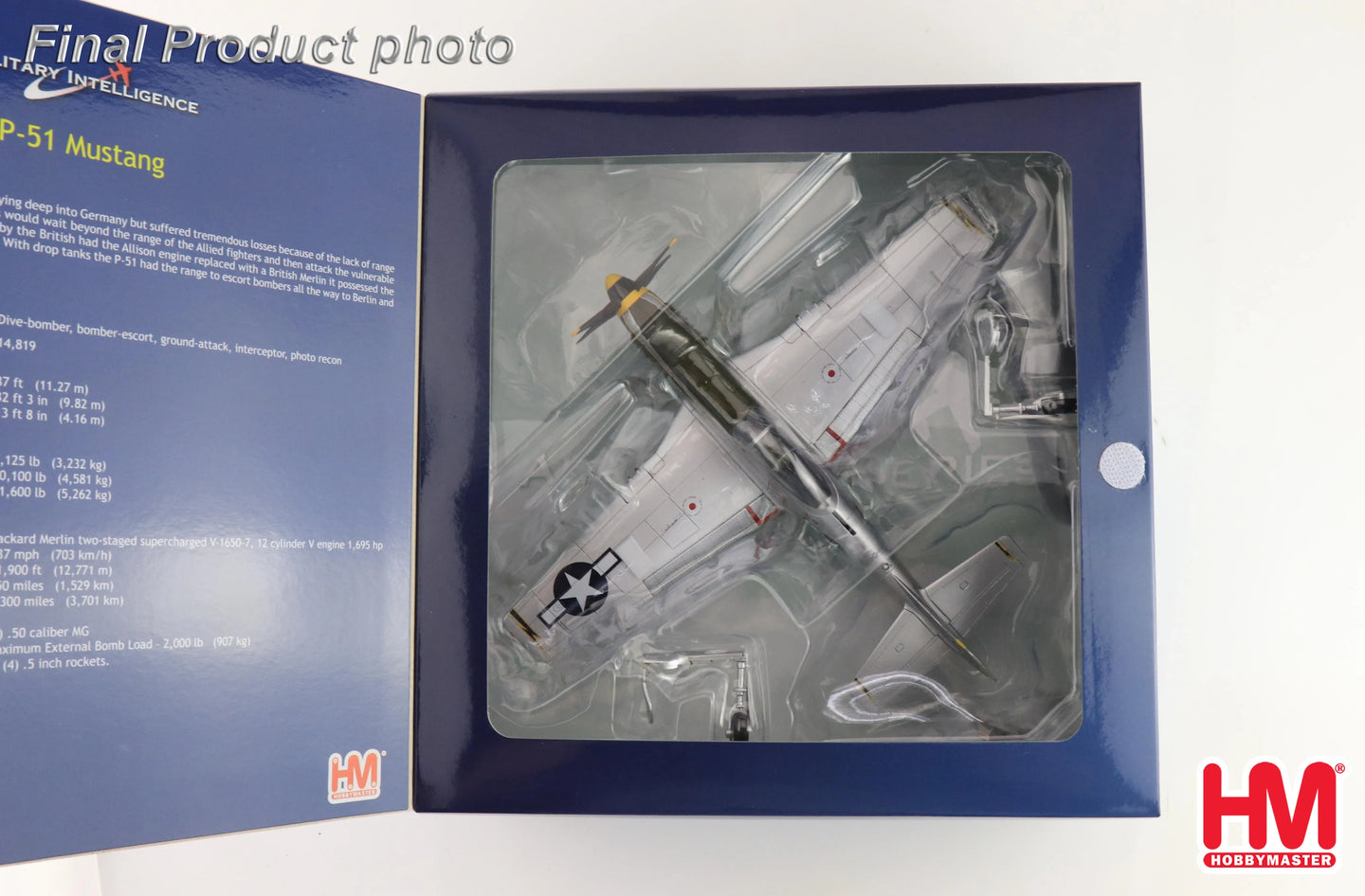 HOBBY MASTER P-51D MUSTANG "LT. COL. EDWARD O. MCCOMAS" USAAF CHINA 1945
