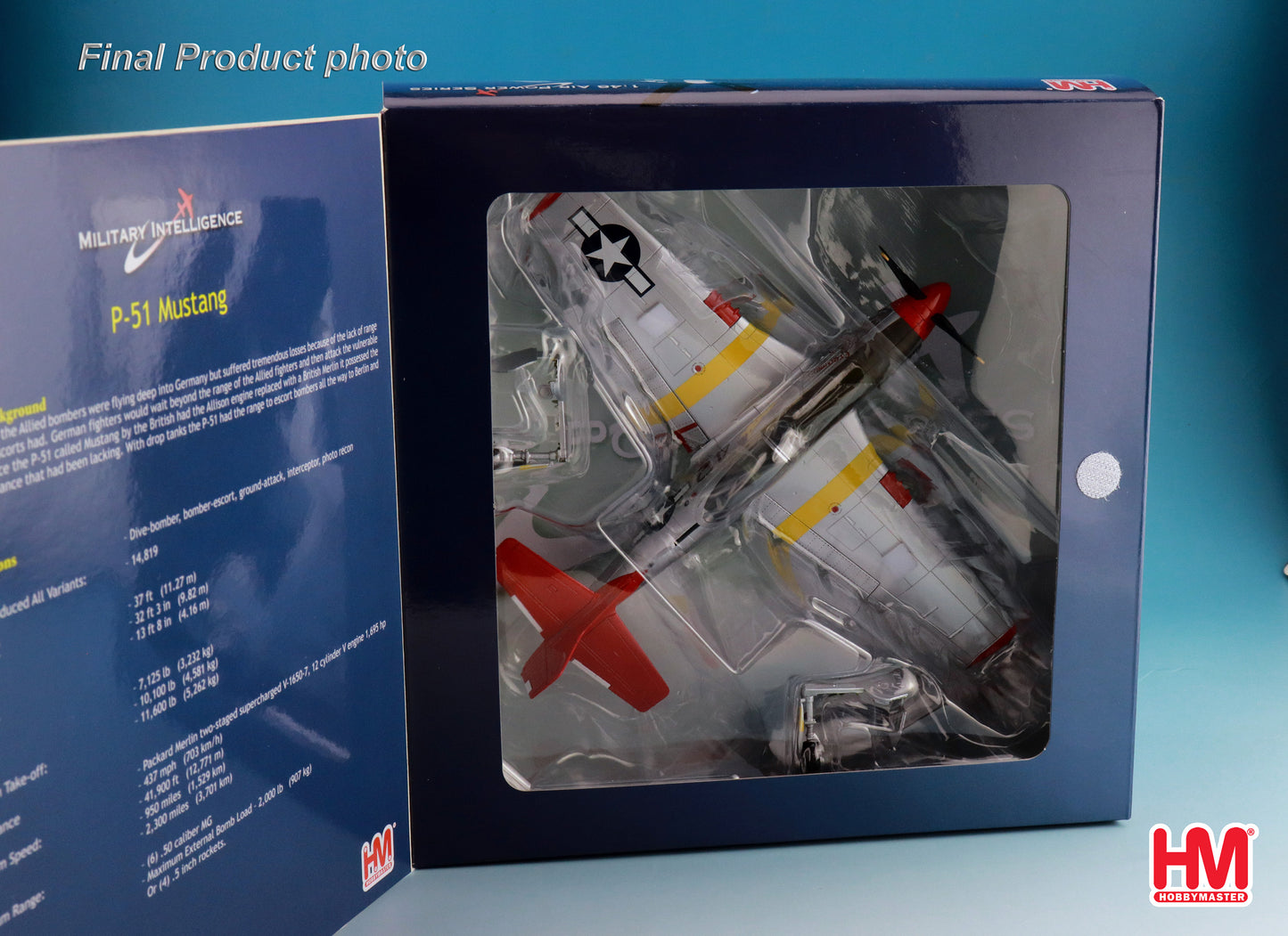 HOBBY MASTER HA7752 P-51D "CREAMERS DREAM" FLOWN BY 1ST LT. CHARLES WHITE 301ST FS RAMITELLI ITALY 1945