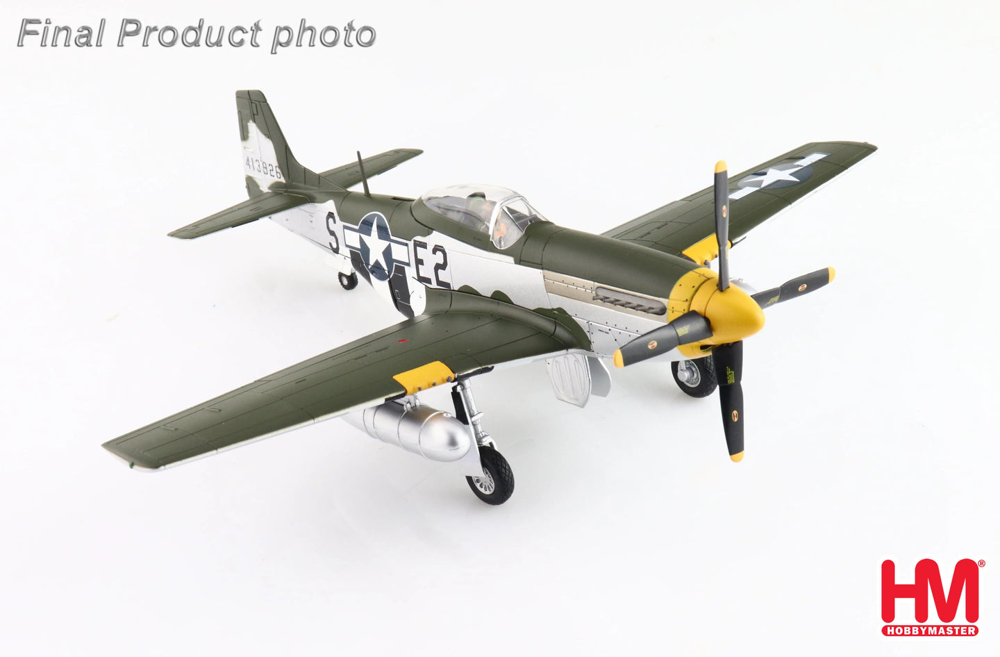 HOBBY MASTER P-51D MUSTANG 413926 375TH FS 8TH AF JULY 1944