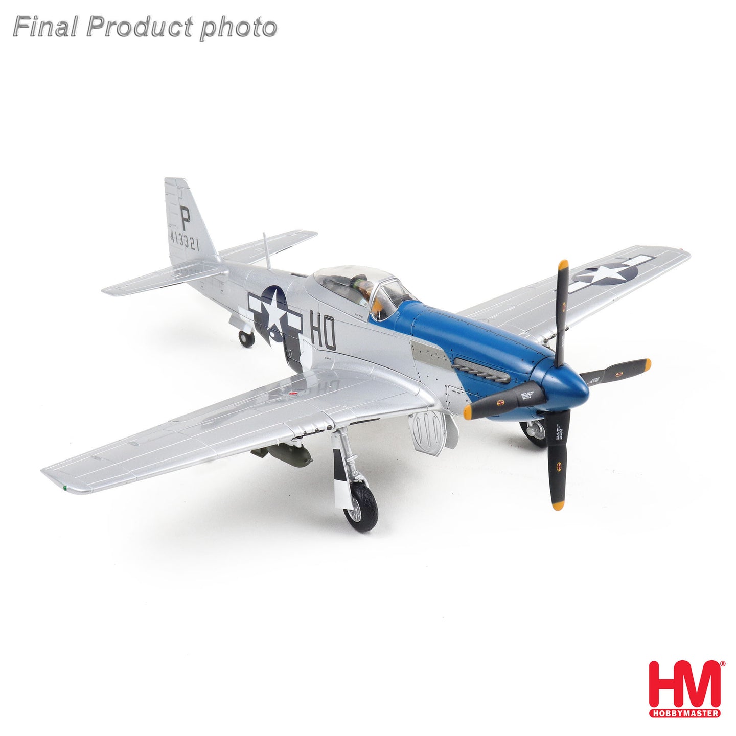 HOBBY MASTER P-51D-5-NA GEORGE PEDDY 487 FS 352 FG 8TH AF USAAF BODNEY UK JULY 1944