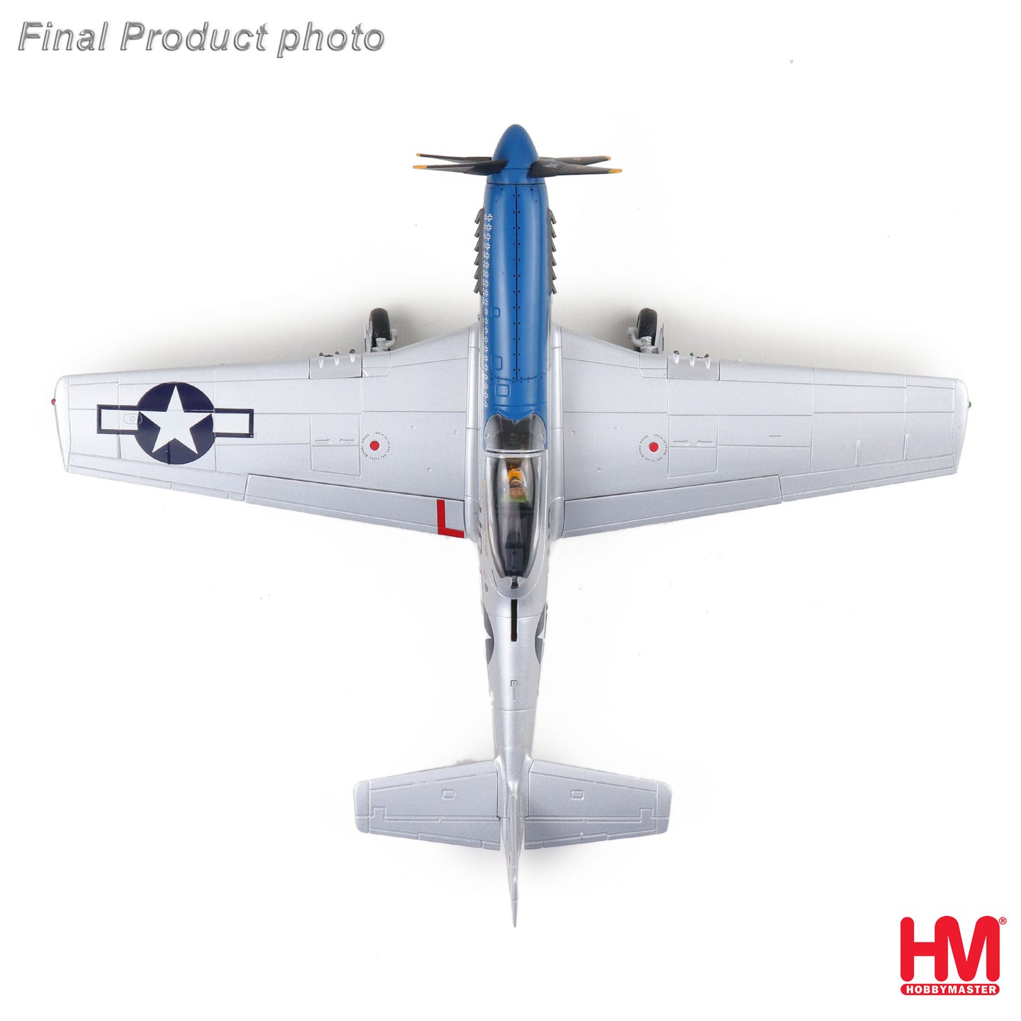 HOBBY MASTER P-51D-5-NA GEORGE PEDDY 487 FS 352 FG 8TH AF USAAF BODNEY UK JULY 1944