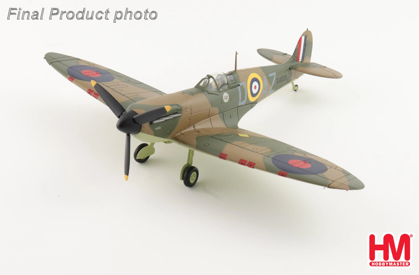HOBBY MASTER HA7818 1/48 SPITFIRE MK. LA X4009 FLT LT P C HUGHES RAF 1940