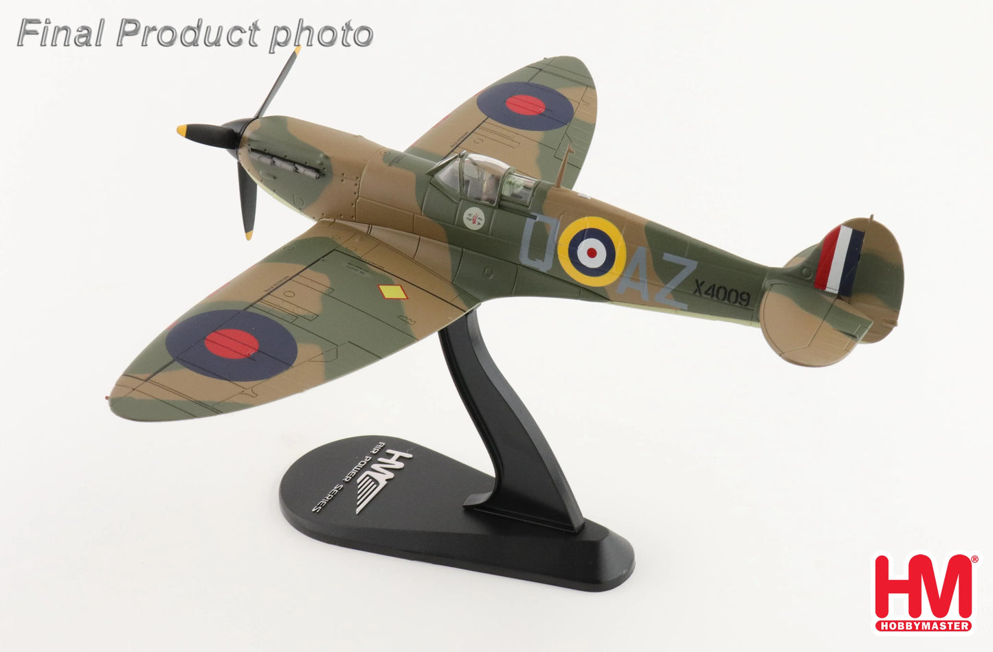 HOBBY MASTER HA7818 1/48 SPITFIRE MK. LA X4009 FLT LT P C HUGHES RAF 1940