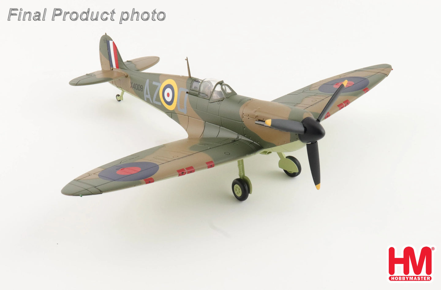 HOBBY MASTER HA7818 1/48 SPITFIRE MK. LA X4009 FLT LT P C HUGHES RAF 1940