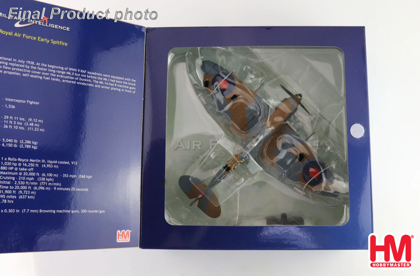 HOBBY MASTER SPITFIRE MK. VB GN-H ROBERT "BUCK" MCNAIR (RCAF) RAF MALTA 1942