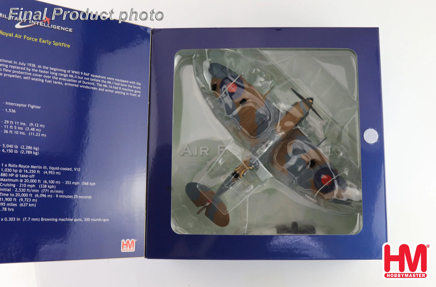 HOBBY MASTER SPITFIRE MK. VB GN-H ROBERT "BUCK" MCNAIR (RCAF) RAF MALTA 1942