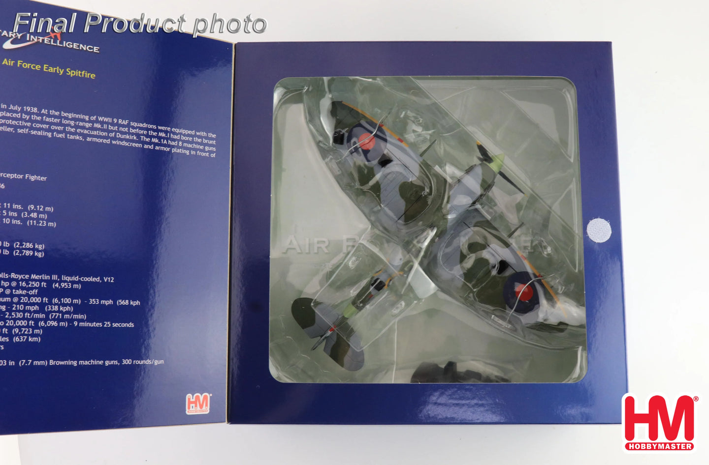 HOBBY MASTER SPITFIRE MK. VB DUC/AD572 F/O FRANTISEK PERINA NO. 312 SQN 1942