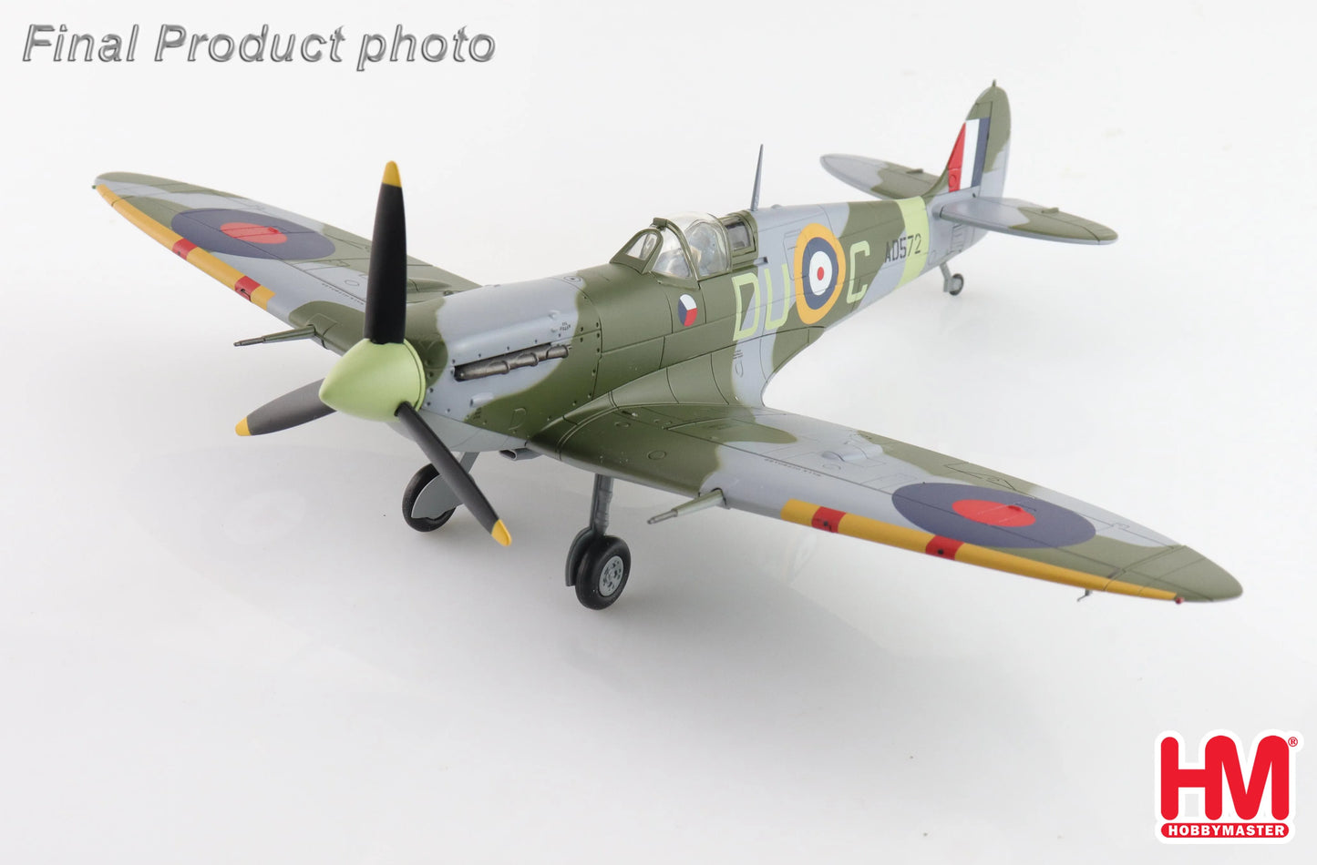 HOBBY MASTER SPITFIRE MK. VB DUC/AD572 F/O FRANTISEK PERINA NO. 312 SQN 1942